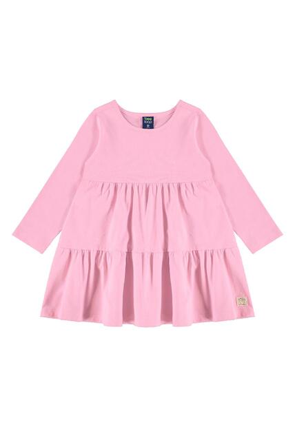 Vestido Infantil Manga Longa Algodão Bee Loop