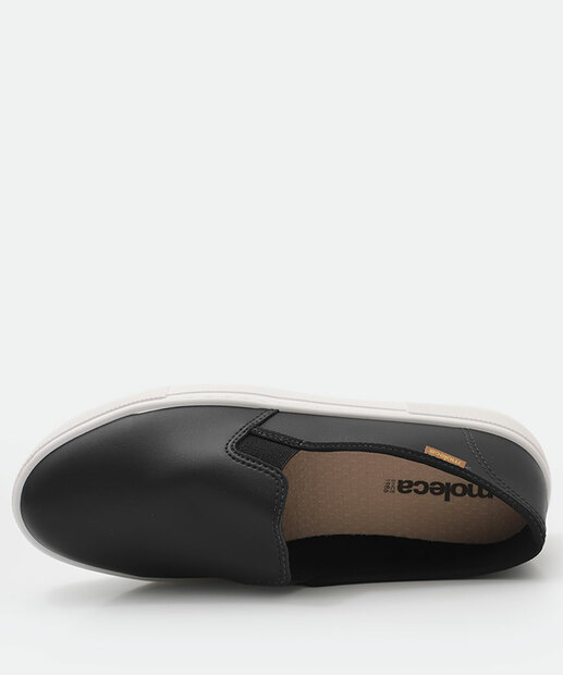 Tênis Casual Slip On Feminino Moleca Preto