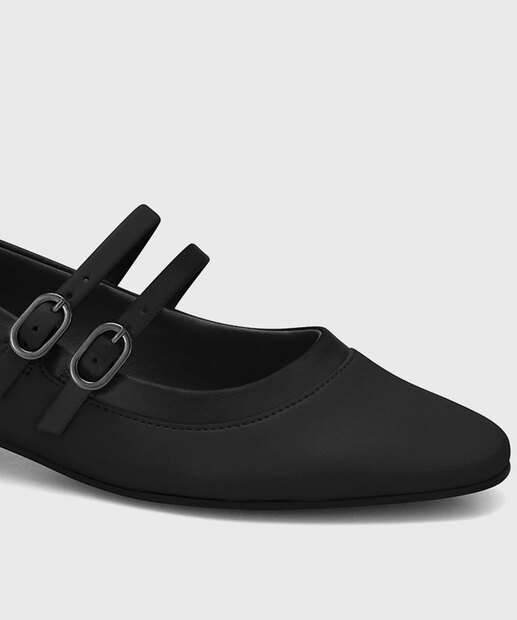 Sapatilha Feminina Slingback Boneca Ramarim Preto