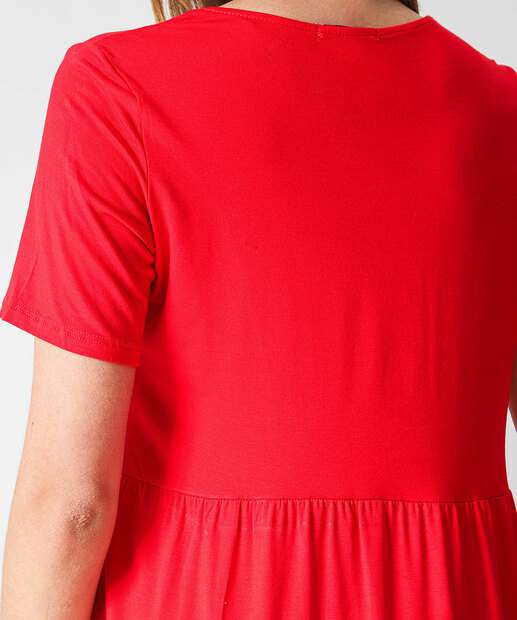 Vestido Feminino Manga Curta Marisa