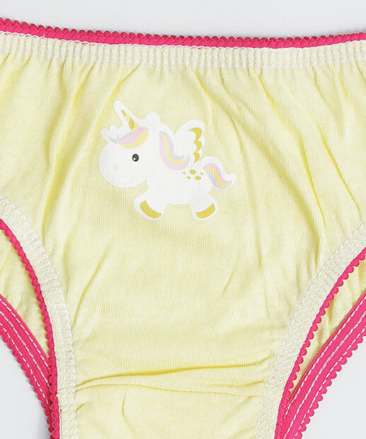 Kit 5 Calcinhas Infantil Estampadas Marisa Tam 4 a 12