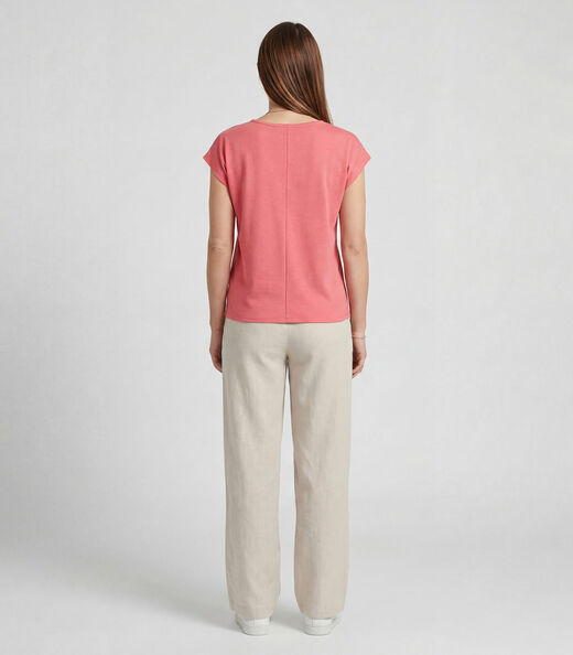 Blusa Feminina Ampla Infinita Cor Rosa