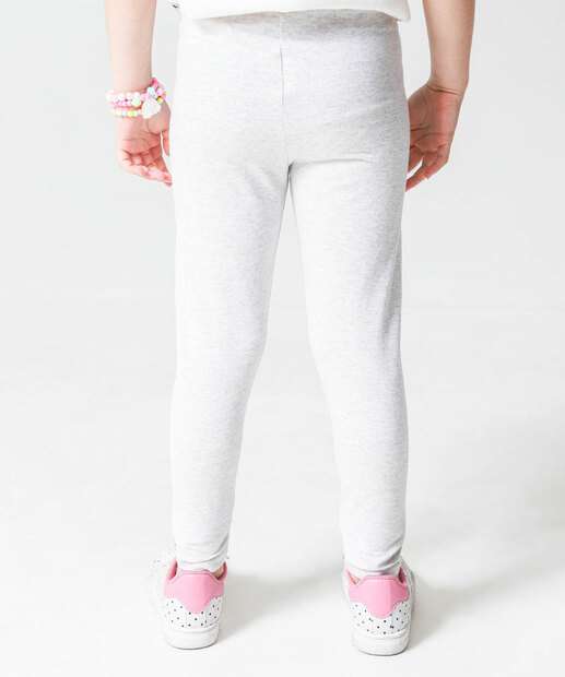 Calça Infantil Legging Básica Cotton Tam 4 a 10