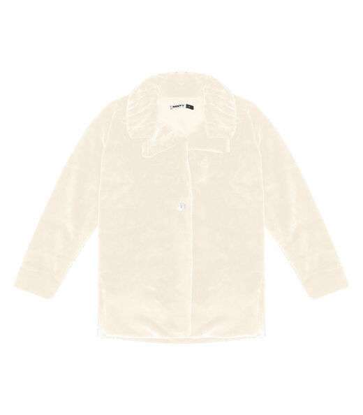 Casaco Juvenil Feminino Pelo Safira Minty Bege