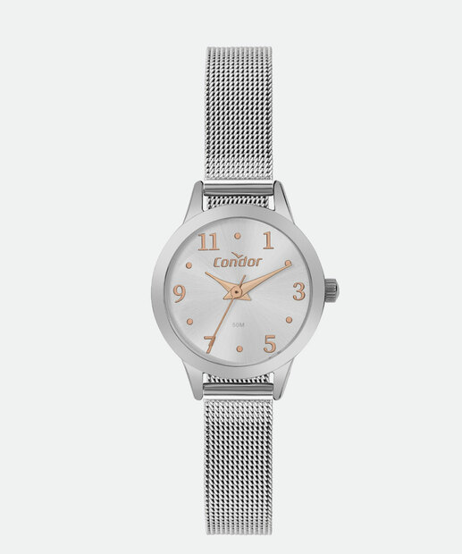 Kit Relógio Feminino Condor CO2035NHTK4K Prateado