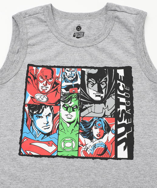 Regata Infantil Masculina Liga da Justiça