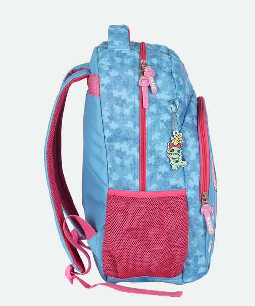 Mochila Infantil Escolar Stitch e Angel Disney