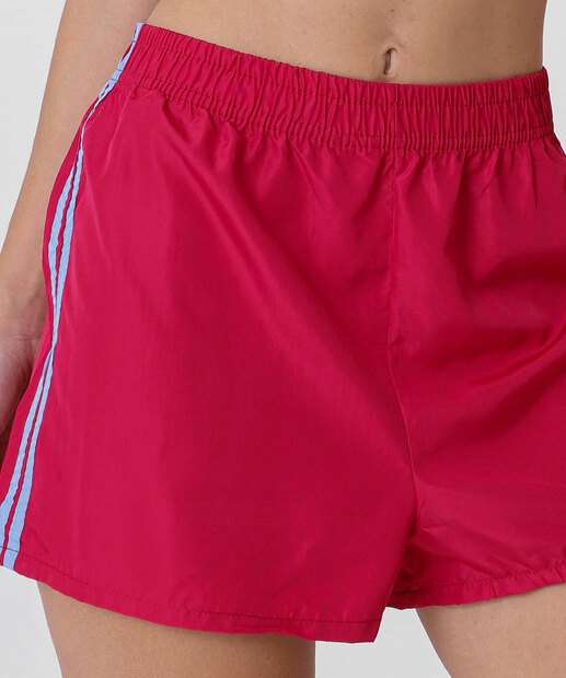 Shorts Feminino Fitness Faixas Marisa