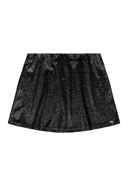 Conjunto Blusa Cropped Saia Brilhante Gloss