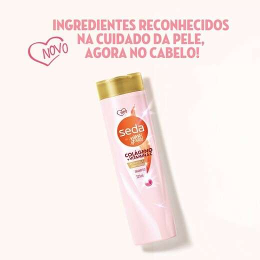 Shampoo Seda Colágeno e Vitamina C by Niina Secrets 325ml