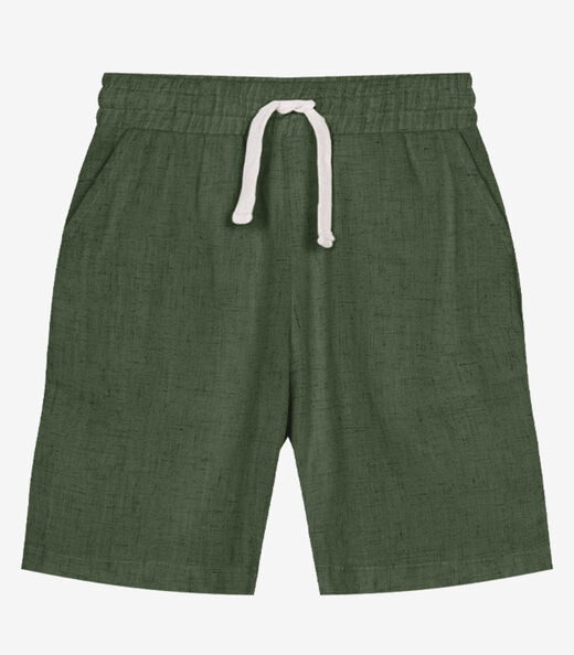 Conjunto Infantil Camiseta Com Bermuda Trick Nick Bege