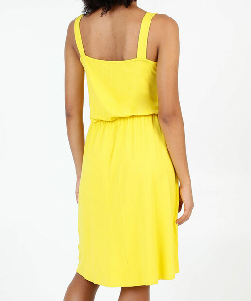 Vestido Feminino Transpassado Viscolycra Alças Largas 