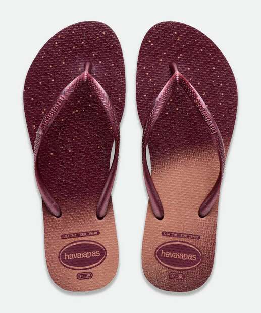 Chinelo Havaianas Feminino Slim Gloss