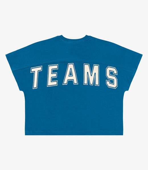 Camiseta Meia Malha Feminina Minty Azul