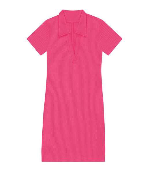 Image_Vestido De Ribana Canelado Feminino Endless Rosa