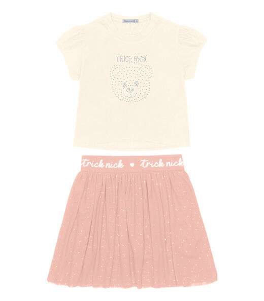 Image_Conjunto Blusa Com Saia Em Tule Trick Nick Bege