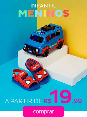 Calçados Infantis - para Meninos a partir de R$19,99