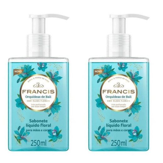 Image_Kit c/2 Sabonetes Liquido Francis Pump 250ml Azul