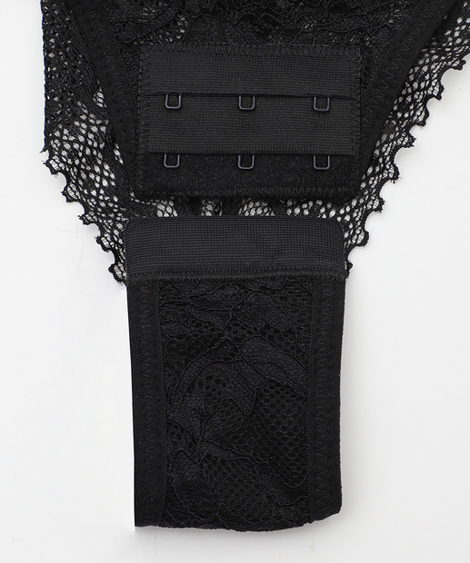 Body Feminino Renda Sem Bojo Sensual Preto