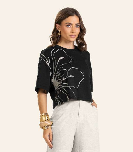 Image_T- shirt Feminina Endless Preto