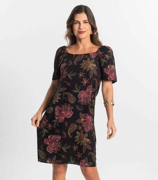 Image_Vestido Feminino Estampado Select Preto