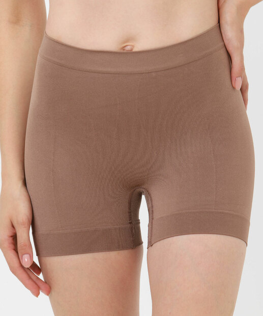 Bermuda Modeladora Cintura Alta DelRio Marrom