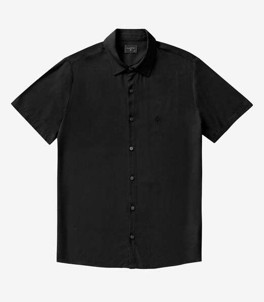 Camisa Masculina Viscose Diametro Preto