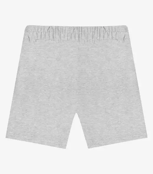 Bermuda Ciclista Infantil Básica Soletex Cinza