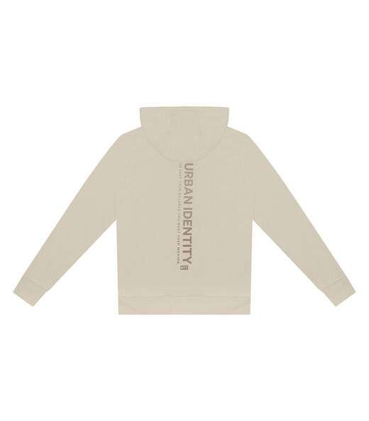 Moletom Juvenil Menino Com Capuz Minty Bege