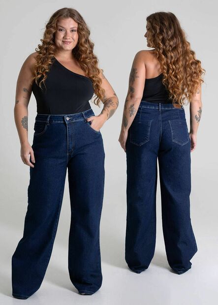Calça Jeans Sawary Wide Leg - 280006