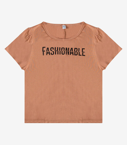 Blusa Feminina Em Visco Tricot Infinita Cor Marrom