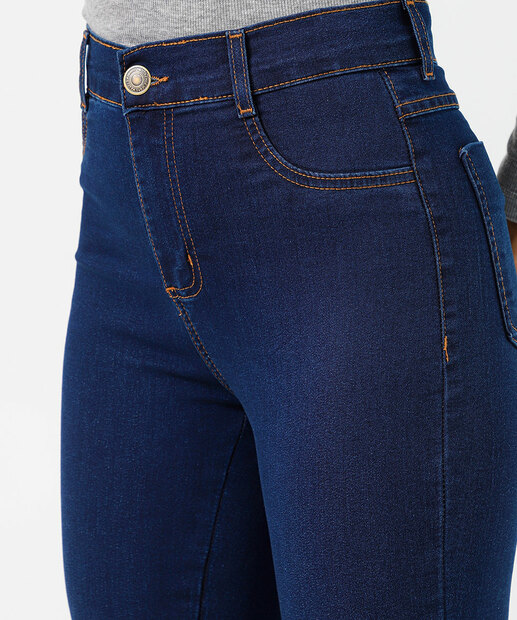 Calça Jeans Skinny Feminina Sawary Azul
