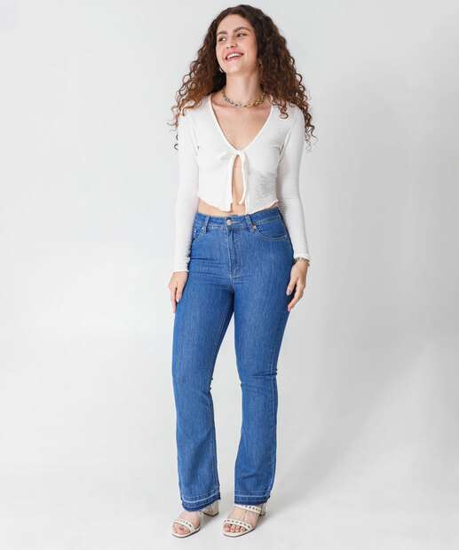 Image_Calça Jeans Flare Feminina Petit Flip Marisa