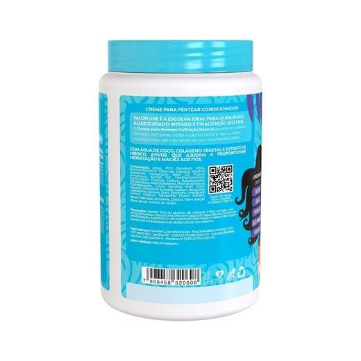 Creme Para Pentear Definição Natural Salon Line 1kg