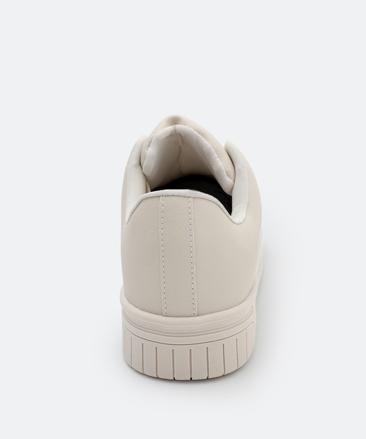 Tênis Feminino Casual Recorte Marisa Off White 