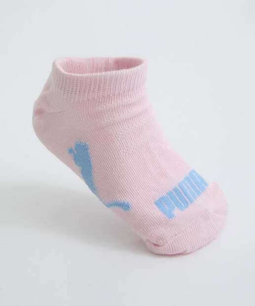 Kit 3 Meias Infantil Cano Curto Puma