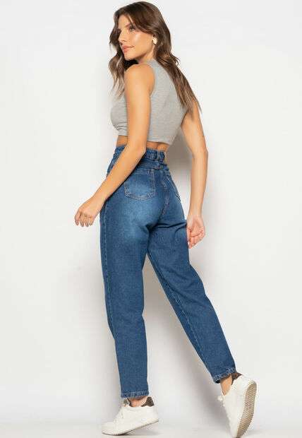 Cropped Regata Recorte Malha Mescla Salvatore Fashion