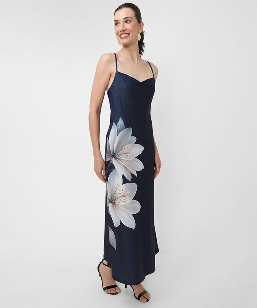 Image_Vestido Feminino Midi Degagê Floral Marisa Azul