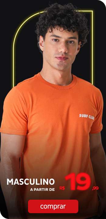 Masculino a partir de R$19,99