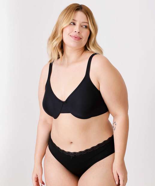 Sutiã Plus Size Com Aro E Sem Bojo Delrio