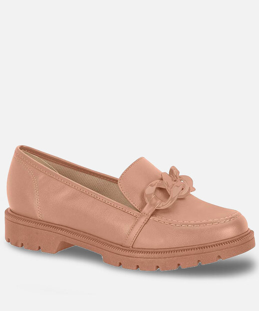 Mocassim Loafer Feminino Tratorado Corrente Beira Rio