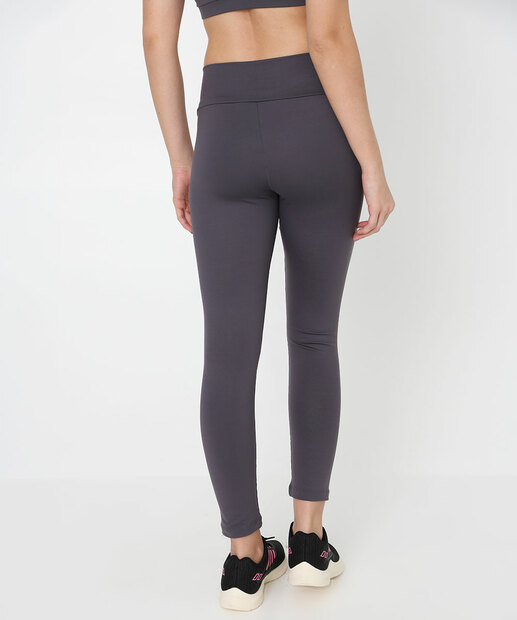 Calça Feminina Legging Fitness Básica Marisa Cinza