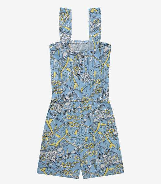 Macaquinho Feminino Curto Infinita Cor Azul