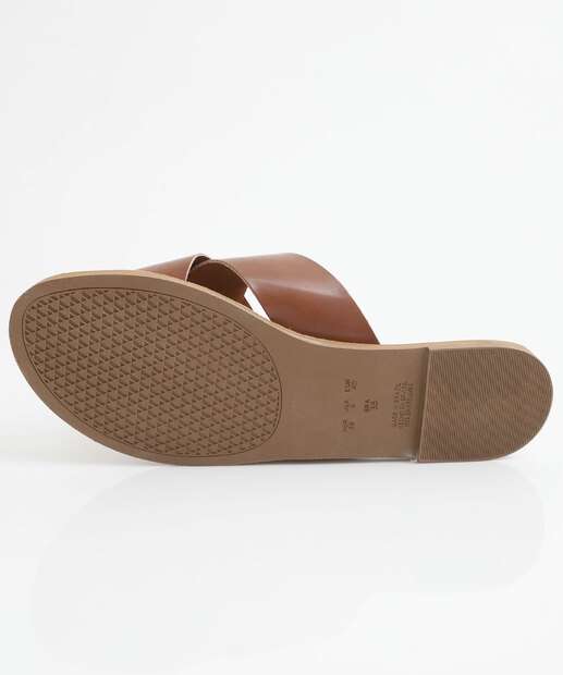 Rasteirinha Feminina Via Uno Marrom