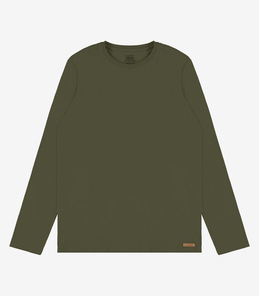 Camiseta Manga Longa Diametro Verde
