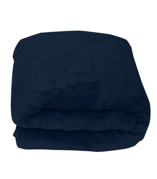 Image_Manta De Microfibra Lisa Queen Rovitex Home Azul