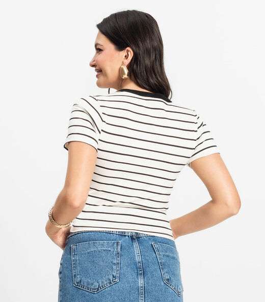 Blusa Feminina em Cotton Leve Rovitex Bege