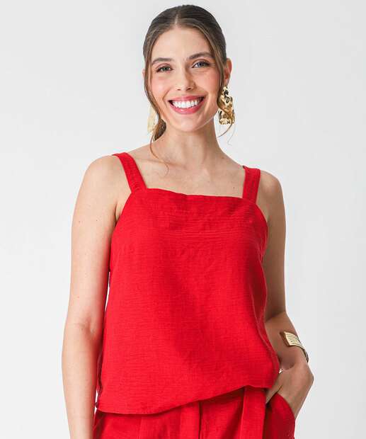 Image_Blusa Regata Feminina Textura Alças Largas Marisa