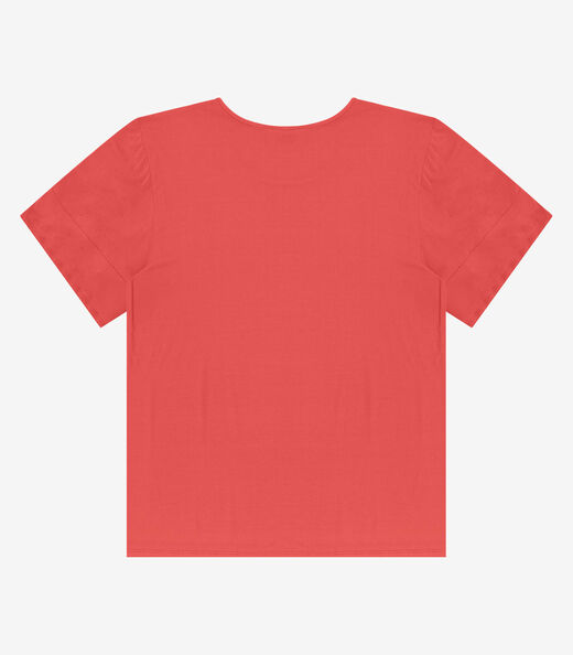 Blusa Plus Size Infinita Cor Rovitex Laranja