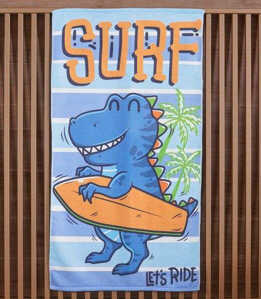 Image_Toalha De Praia Infantil Bene Casa Azul